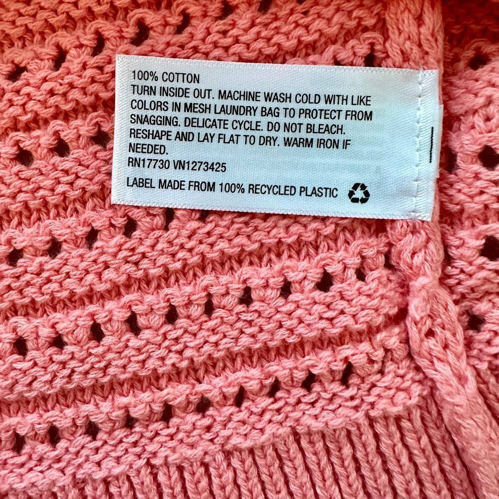 Universal Thread Top Knit Sweater Tank Pink Size Small - Picture 5 of 5